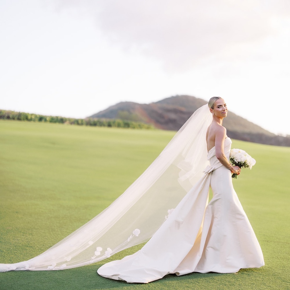 Carolina Herrera Arielle wedding dress